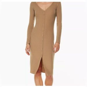 NWT Babaton Avalon knits dress in constant camel size L